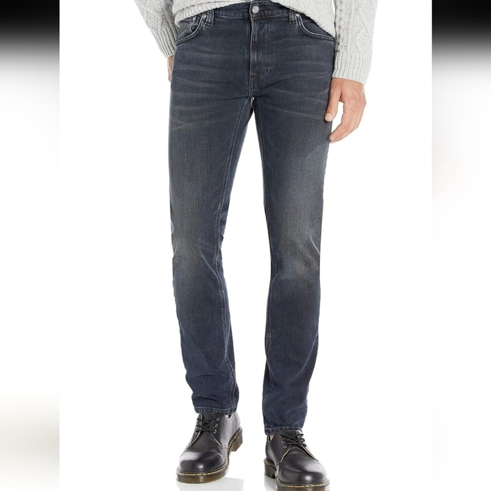 Nudie jeans men's organic cotton thin finn jeans 31 34